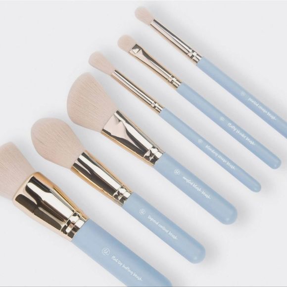 BH Cosmetics Escapade 6-Piece Mini Face & Eye Brush Set w/Bag - Picture 4 of 7